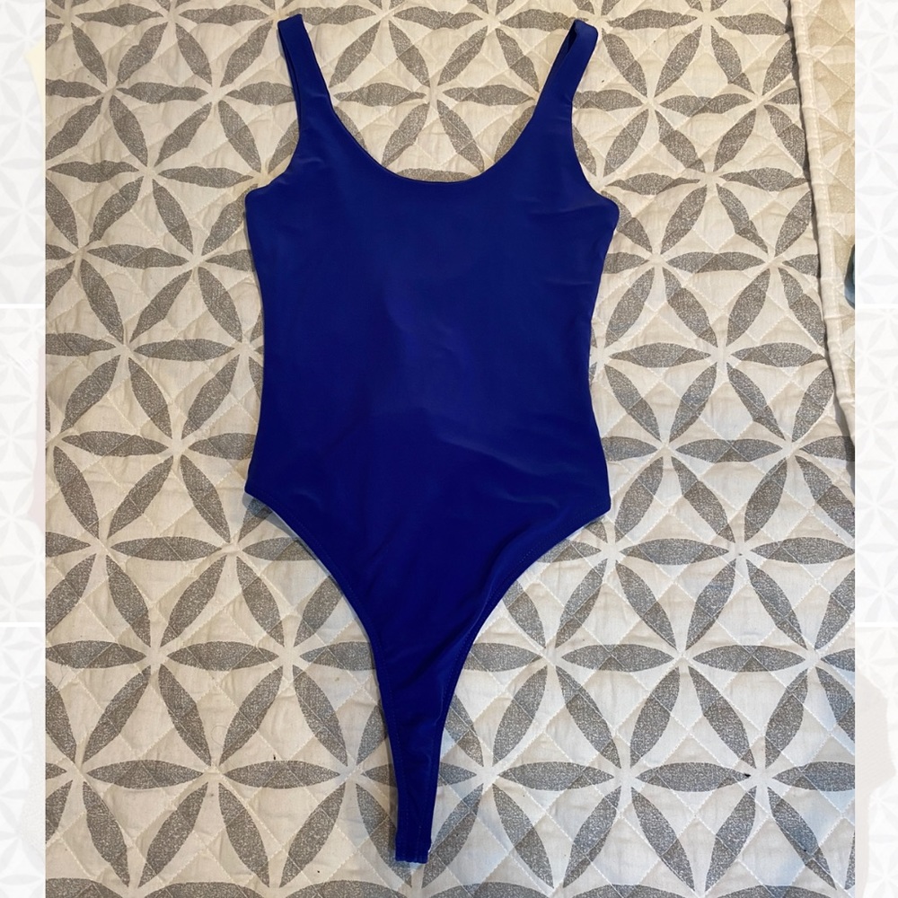 Unitard-madrag-royal blue